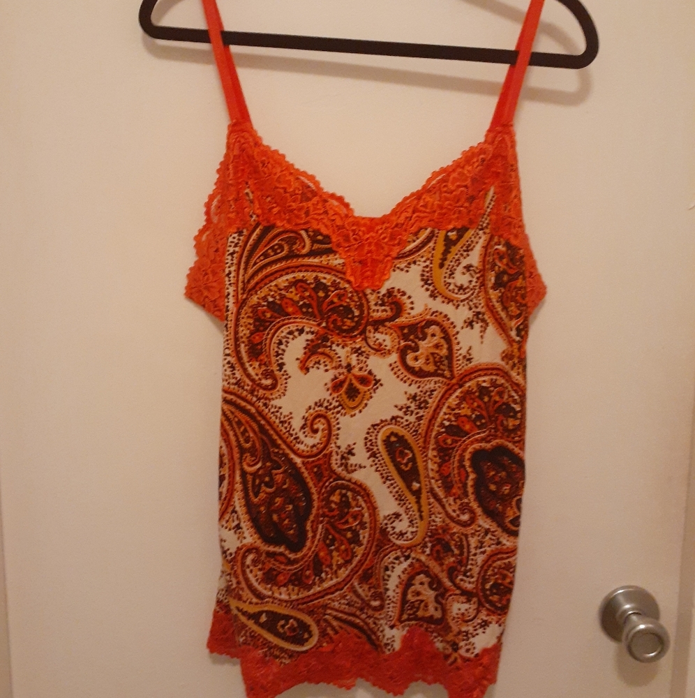 Lane Bryant paisley tank top